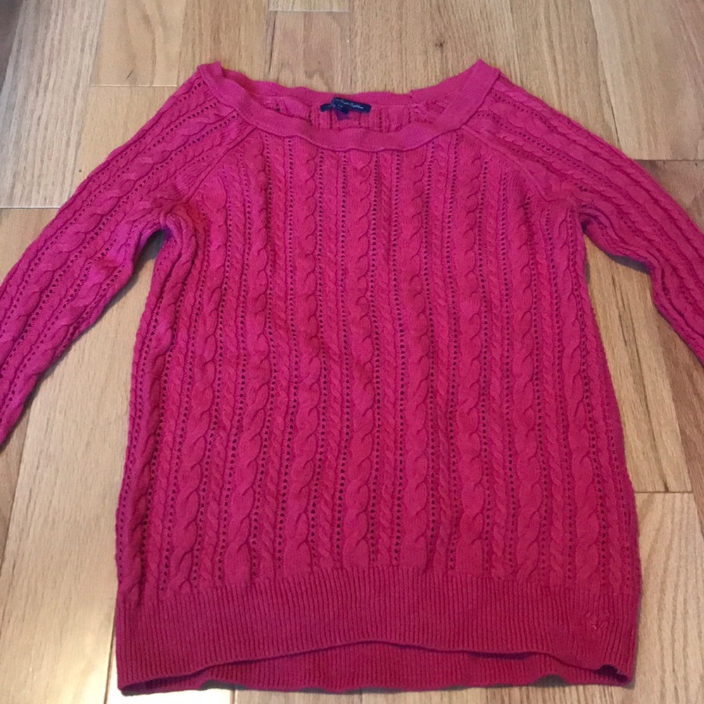 Hot pink sweater